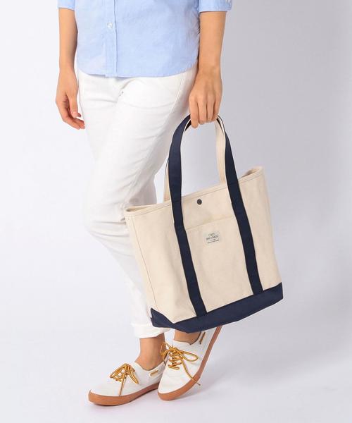 coen(コーエン)の「デイリーキャンバストートバッグ(トートバッグ・レディース・ホワイト/ダークグリーン/ネイビー・FREE)」の18枚目の写真