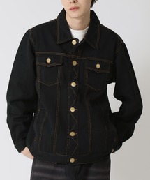 ARCADE（アーケード）の「春服 ビンテージ古着加工 レトロスタイル デニムジャケット Gジャン -ARCADE Limited Line-（デニムジャケット）」