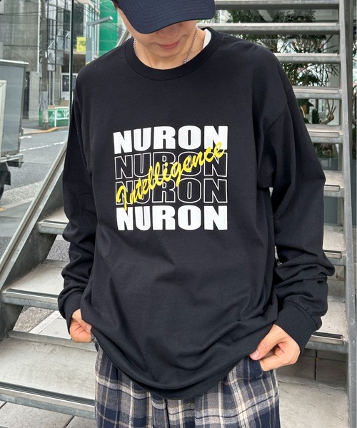 GILDAN（ギルダン）の「【25年秋冬新作】４段ビッグロゴロンT（Tシャツ/カットソー・メンズ・アッシュグレー/ブラック/ホワイト・M/L）」の12枚目の写真