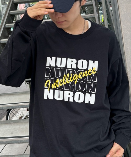 GILDAN（ギルダン）の「【25年秋冬新作】４段ビッグロゴロンT（Tシャツ/カットソー・メンズ・アッシュグレー/ブラック/ホワイト・M/L）」の13枚目の写真