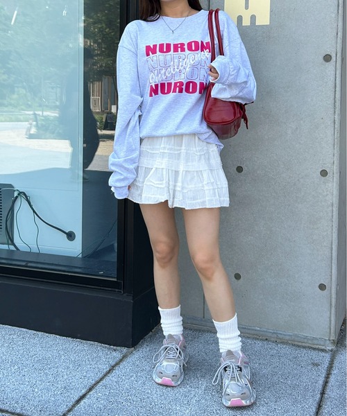 GILDAN（ギルダン）の「【25年秋冬新作】４段ビッグロゴロンT（Tシャツ/カットソー・メンズ・アッシュグレー/ブラック/ホワイト・M/L）」の20枚目の写真