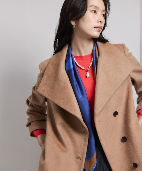 ROPE'（ロペ）の「ロートレックグラフィカル シルクスカーフ/Lサイズ（バンダナ/スカーフ・レディース・ピンク/ブルー・FREE）」の6枚目の写真