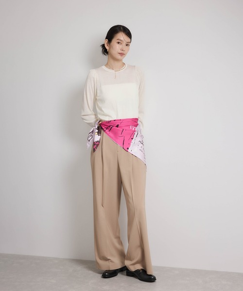 ROPE'（ロペ）の「ロートレックグラフィカル シルクスカーフ/Lサイズ（バンダナ/スカーフ・レディース・ピンク/ブルー・FREE）」の12枚目の写真