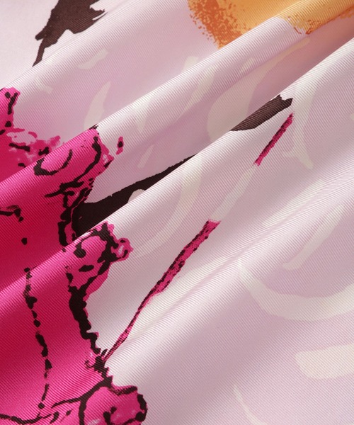 ROPE'（ロペ）の「ロートレックグラフィカル シルクスカーフ/Lサイズ（バンダナ/スカーフ・レディース・ピンク/ブルー・FREE）」の14枚目の写真