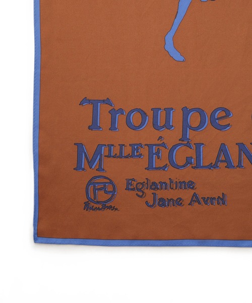 ROPE'（ロペ）の「ロートレックグラフィカル シルクスカーフ/Lサイズ（バンダナ/スカーフ・レディース・ピンク/ブルー・FREE）」の17枚目の写真