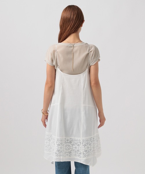 BAYFLOW(ベイフロー)の「バテンレースミディワンピース(ワンピース・レディース・ブラック/オフホワイト・FREE)」の20枚目の写真