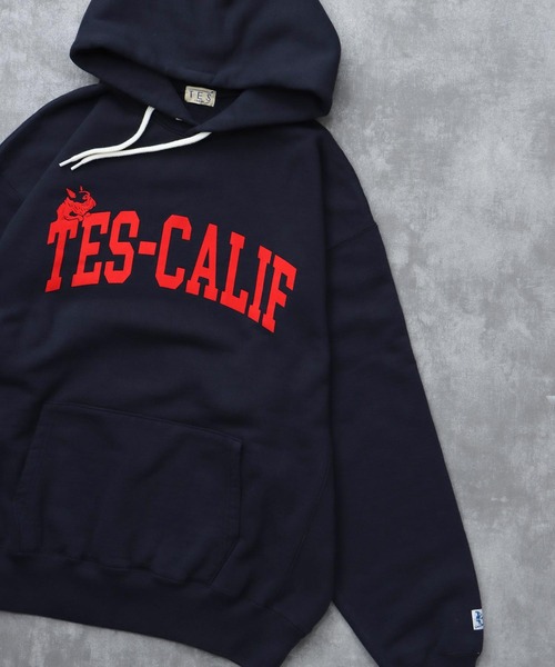 The Endless Summer（エンドレスサマー）の「TES COLLEGE SWEAT PARKA / スウェットパーカー（パーカー・メンズ・チャコール/ネイビー/ブラック/グレー・SMALL/MEDIUM/LARGE/X-LARGE）」の21枚目の写真