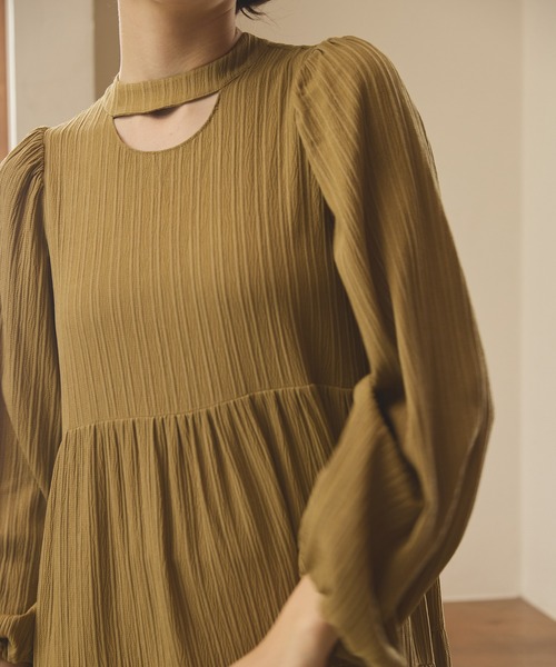 Drape long tiered onepiece/ドレープロングティアードワンピース