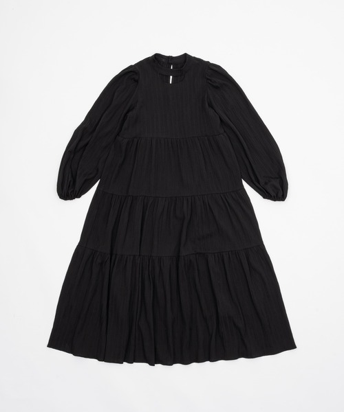 Drape long tiered onepiece/ドレープロングティアード