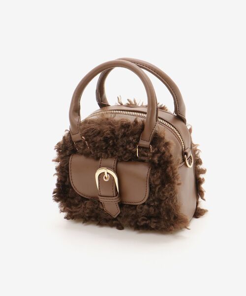 MAJESTIC LEGON(マジェスティックレゴン)の「プードルボアミニショルダーバッグ(ショルダーバッグ・レディース・ブラウン/ベージュ・FREE)」の15枚目の写真