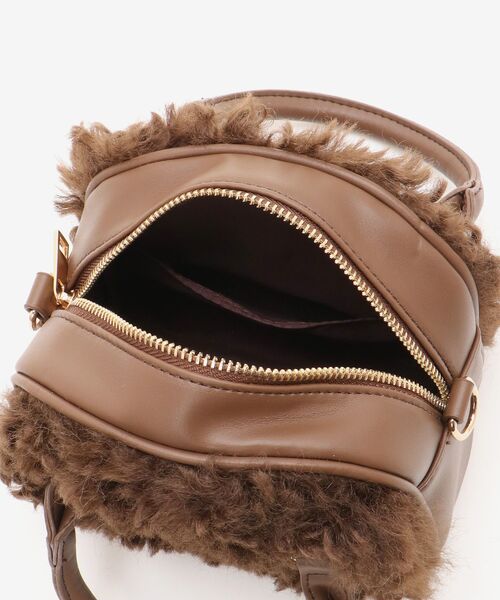 MAJESTIC LEGON(マジェスティックレゴン)の「プードルボアミニショルダーバッグ(ショルダーバッグ・レディース・ブラウン/ベージュ・FREE)」の21枚目の写真