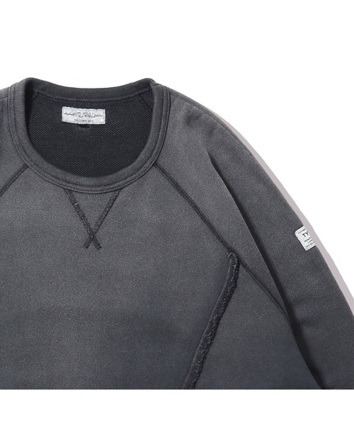 elephant TRIBAL fabrics(エレファントトライバルファブリックス)の「elephant TRIBAL fabrics OOA SWEAT(スウェット・メンズ・グレー/ブラック・SMALL/MEDIUM)」の4枚目の写真
