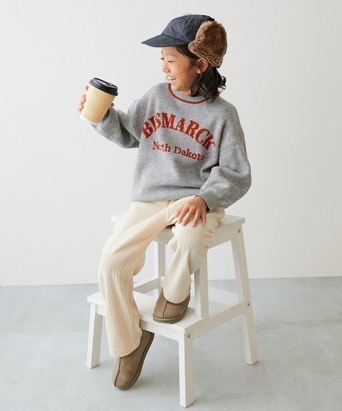 devirock(デビロック)の「洗える デザインいろいろ ジャガードニット(ニット/セーター・キッズ・グレー系/グリーン系/ブルー系/ブラック系・S/M/L)」の13枚目の写真