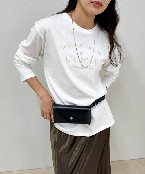 fredy emue（フレディエミュ）の「レザーポーチ付きベルト（ボディバッグ/ウエストポーチ・レディース・ブラウン/ブラック・FREE）」の6枚目の写真