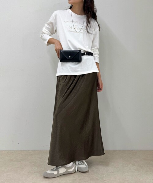 fredy emue（フレディエミュ）の「レザーポーチ付きベルト（ボディバッグ/ウエストポーチ・レディース・ブラウン/ブラック・FREE）」の7枚目の写真