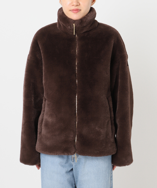 IENA(イエナ)の「《追加》TATRAS/タトラス BARBRA バルブラ ファーブルゾン(ブルゾン・レディース・ブラウン/ベージュ・1)」の11枚目の写真