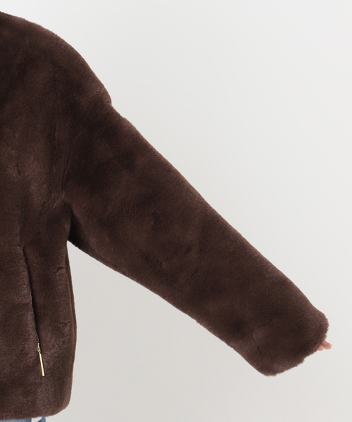 IENA(イエナ)の「《追加》TATRAS/タトラス BARBRA バルブラ ファーブルゾン(ブルゾン・レディース・ブラウン/ベージュ・1)」の15枚目の写真