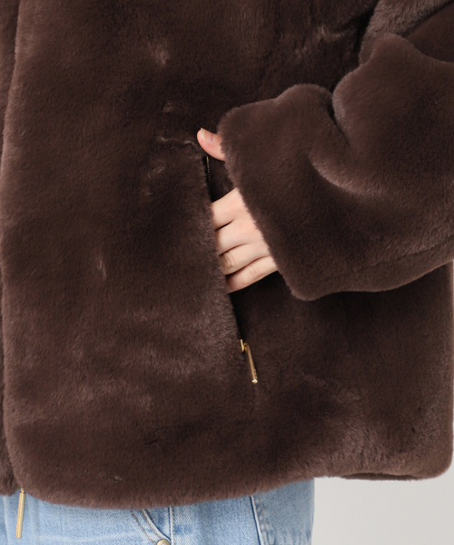 IENA(イエナ)の「《追加》TATRAS/タトラス BARBRA バルブラ ファーブルゾン(ブルゾン・レディース・ブラウン/ベージュ・1)」の17枚目の写真