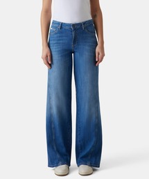 GUESS JEANS G11 Wide Leg Twisted デニムパンツ ワイドジーンズ レディース