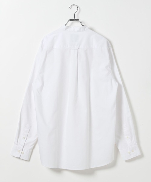 GLOBAL WORK（グローバルワーク）の「イージーケアオックス/バンドシャツ/523839（シャツ/ブラウス・メンズ・オフホワイト・XL/L/M/S）」の8枚目の写真