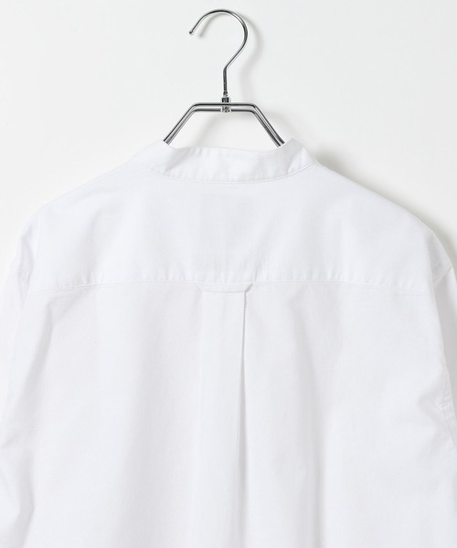 GLOBAL WORK（グローバルワーク）の「イージーケアオックス/バンドシャツ/523839（シャツ/ブラウス・メンズ・オフホワイト・XL/L/M/S）」の9枚目の写真