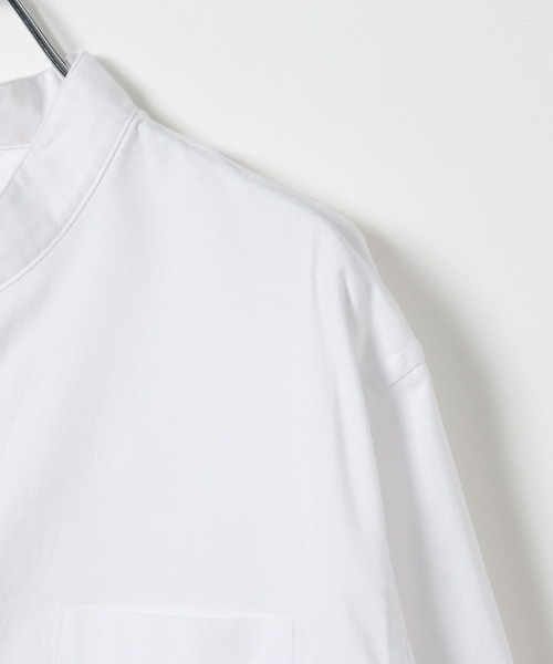 GLOBAL WORK（グローバルワーク）の「イージーケアオックス/バンドシャツ/523839（シャツ/ブラウス・メンズ・オフホワイト・XL/L/M/S）」の5枚目の写真