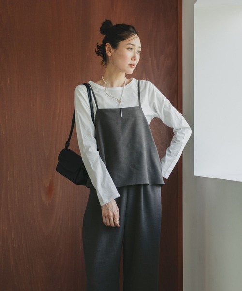 セール】サロペット＊長袖Tシャツセット/589280（サロペット