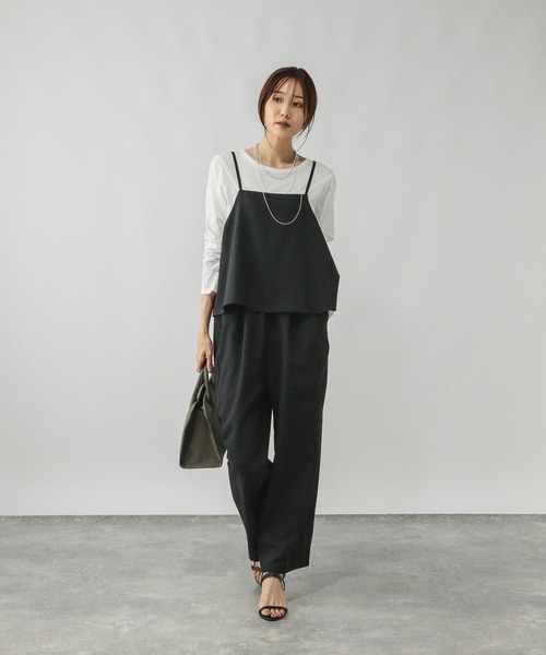 セール】サロペット＊長袖Tシャツセット/589280（サロペット