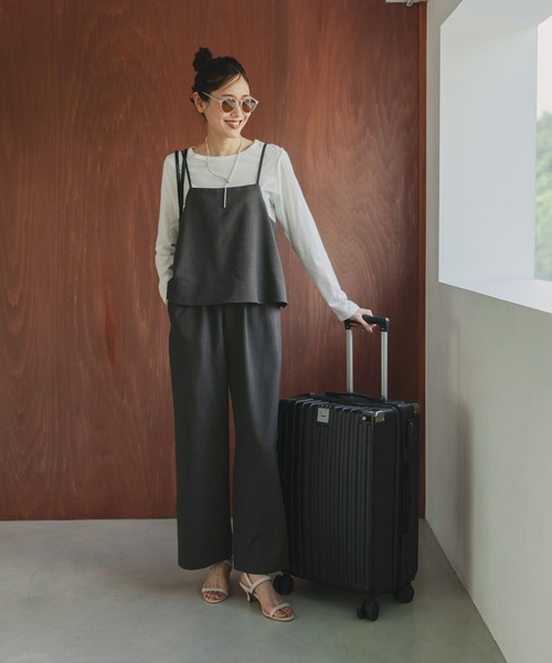 GLOBAL WORK(グローバルワーク)の「サロペット*長袖Tシャツセット/589280(サロペット/オーバーオール・レディース・グレー/ブラック/ダークブラウン・MEDIUM/LARGE)」の6枚目の写真