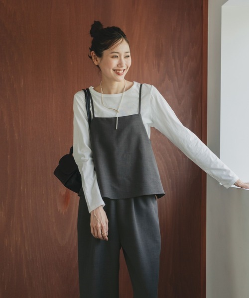 【新品未使用】T. japan サロペット セール】サロペット＊長袖Tシャツセット/589280（サロペット