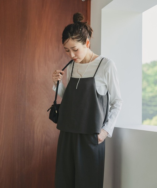 GLOBAL WORK(グローバルワーク)の「サロペット*長袖Tシャツセット/589280(サロペット/オーバーオール・レディース・グレー/ブラック/ダークブラウン・MEDIUM/LARGE)」の10枚目の写真