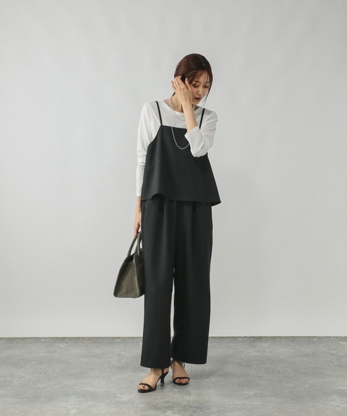 セール】サロペット＊長袖Tシャツセット/589280（サロペット