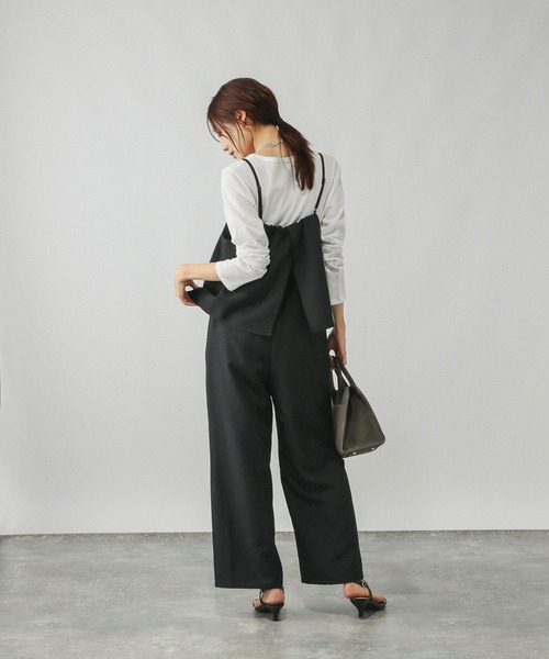 GLOBAL WORK(グローバルワーク)の「サロペット*長袖Tシャツセット/589280(サロペット/オーバーオール・レディース・グレー/ブラック/ダークブラウン・MEDIUM/LARGE)」の15枚目の写真