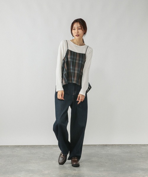 GLOBAL WORK(グローバルワーク)の「サロペット*長袖Tシャツセット/589280(サロペット/オーバーオール・レディース・グレー/ブラック/ダークブラウン・MEDIUM/LARGE)」の22枚目の写真