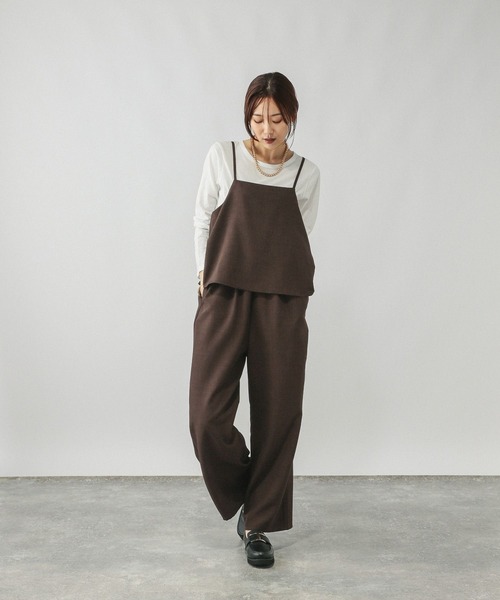 セール】サロペット＊長袖Tシャツセット/589280（サロペット