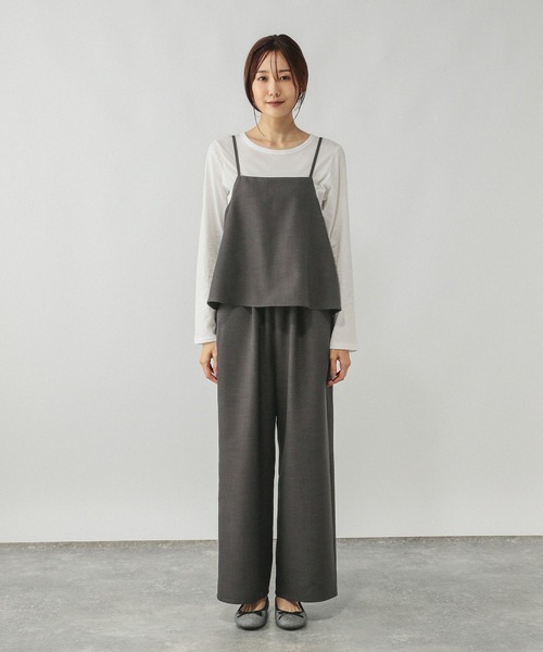 セール】サロペット＊長袖Tシャツセット/589280（サロペット