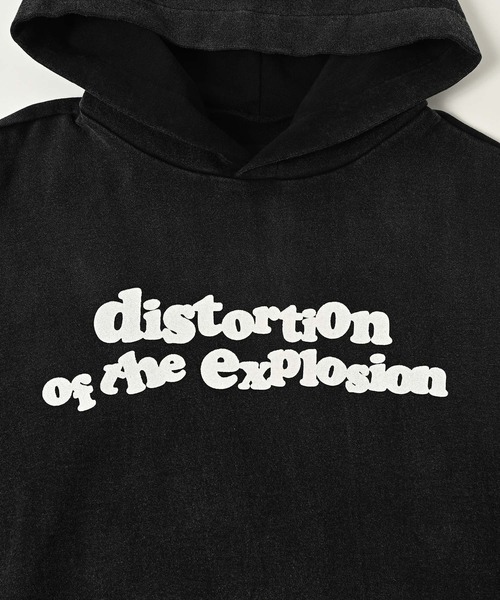 ADAM PATEK(アダムパテック)の「【ADAMPATEK/アダムパテック】distortion pullover hoodie ロゴパーカー(パーカー・メンズ・ブラック/グレー・1/2)」の13枚目の写真