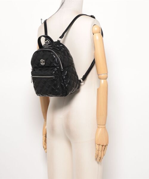 GYDA(ジェイダ)の「【GYDA/ジェイダ】 DOUBLE QUILTING SERIES ミニリュック(バックパック/リュック・レディース・ブラック/アイボリー/レッド・FREE)」の6枚目の写真