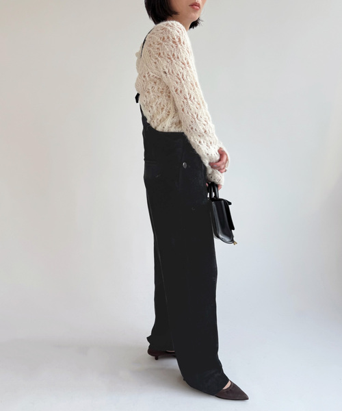 EDIT. FOR LULU(エディットフォールル)の「ベルベットオールインワン(サロペット/オーバーオール・レディース・ブラック・FREE)」の19枚目の写真