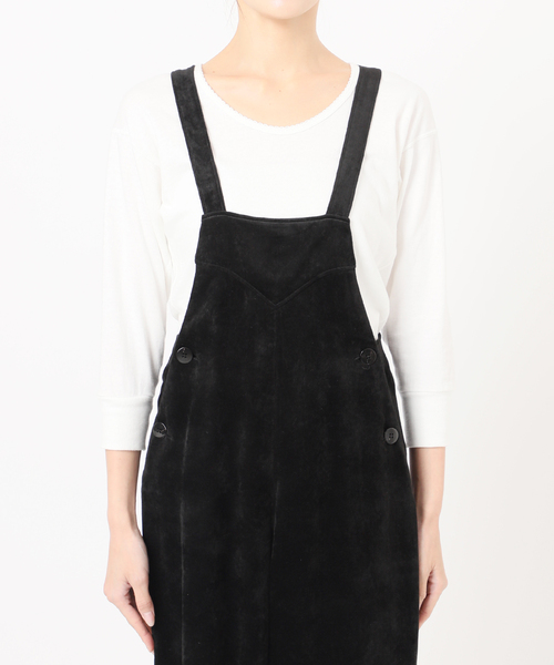 edit for lulu ベロア オールインワン サロペット edit for lulu ベロア オールインワン サロペット