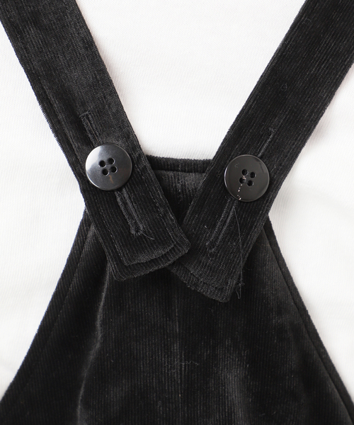 EDIT. FOR LULU(エディットフォールル)の「ベルベットオールインワン(サロペット/オーバーオール・レディース・ブラック・FREE)」の4枚目の写真
