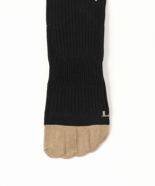 Whimsy(ウィムジー)の「WHIMSY SOCKS / V EMJAY SOCKS BLACK(ソックス/靴下・メンズ・ブラック・ONE SIZE)」の3枚目の写真