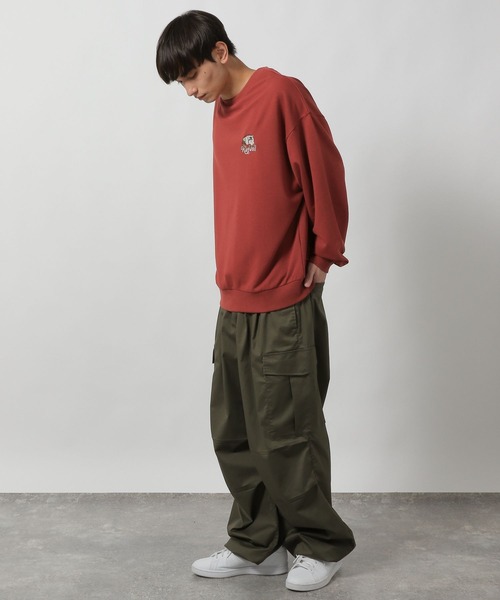 LAKOLE（ラコレ）の「キャット裏毛プルオーバー / 594025（スウェット・メンズ・ネイビー/ボルドー/ブラック/グレー・LARGE/MEDIUM）」の8枚目の写真