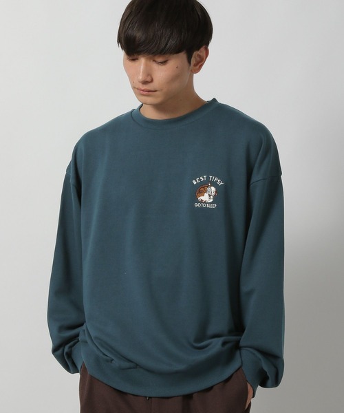 LAKOLE（ラコレ）の「キャット裏毛プルオーバー / 594025（スウェット・メンズ・ネイビー/ボルドー/ブラック/グレー・LARGE/MEDIUM）」の7枚目の写真