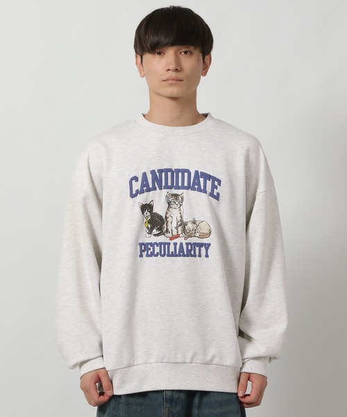 LAKOLE（ラコレ）の「キャット裏毛プルオーバー / 594025（スウェット・メンズ・ネイビー/ボルドー/ブラック/グレー・LARGE/MEDIUM）」の11枚目の写真