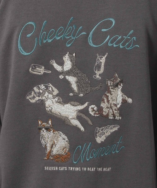 LAKOLE（ラコレ）の「キャット裏毛プルオーバー / 594025（スウェット・メンズ・ネイビー/ボルドー/ブラック/グレー・LARGE/MEDIUM）」の18枚目の写真