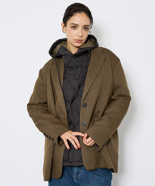 TAION（タイオン）の「【TAION / タイオン】ミリタリー ダウンフーディー/ダウン/プルオーバー/ユニセックス【WEB限定】（ミリタリージャケット・メンズ・ブラック/ブルー系その他2/カーキ/ブルー系その他・M/L/XL）」の6枚目の写真