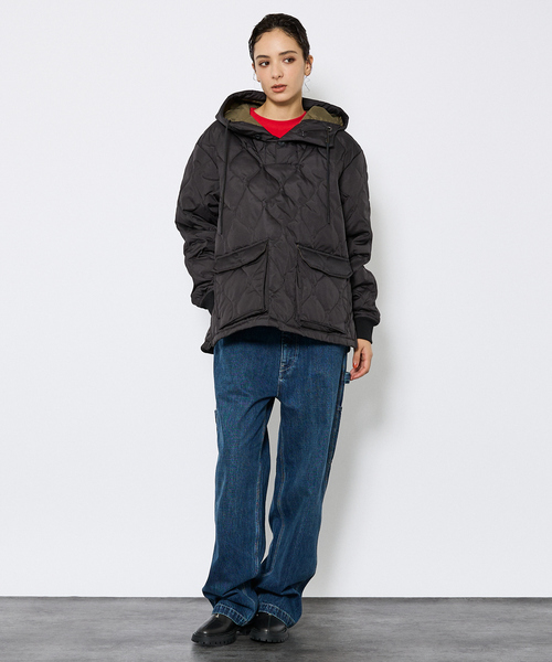 TAION（タイオン）の「【TAION / タイオン】ミリタリー ダウンフーディー/ダウン/プルオーバー/ユニセックス【WEB限定】（ミリタリージャケット・メンズ・ブラック/ブルー系その他2/カーキ/ブルー系その他・M/L/XL）」の8枚目の写真