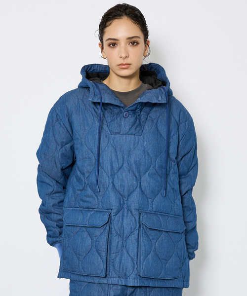 TAION（タイオン）の「【TAION / タイオン】ミリタリー ダウンフーディー/ダウン/プルオーバー/ユニセックス【WEB限定】（ミリタリージャケット・メンズ・ブラック/ブルー系その他2/カーキ/ブルー系その他・M/L/XL）」の18枚目の写真