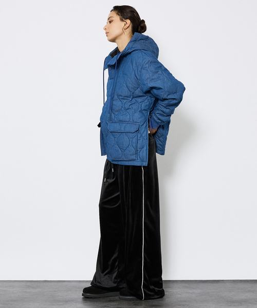 TAION（タイオン）の「【TAION / タイオン】ミリタリー ダウンフーディー/ダウン/プルオーバー/ユニセックス【WEB限定】（ミリタリージャケット・メンズ・ブラック/ブルー系その他2/カーキ/ブルー系その他・M/L/XL）」の19枚目の写真